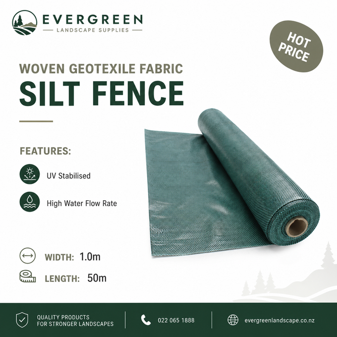 SiltShield Fence Fabric 1m x 50m