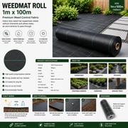 GroundGuard Plastic Weedmat 1m x 100m